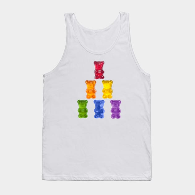 gummy bear pyramid Tank Top by mystudiocreate